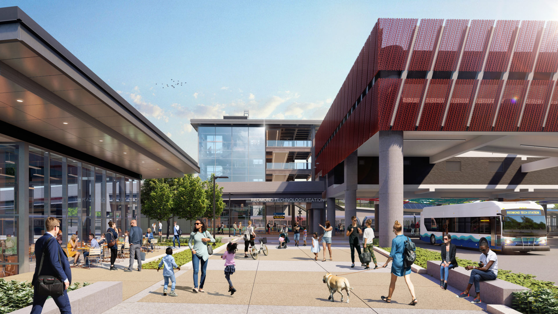 Redmond WA - Tech Campus and City View